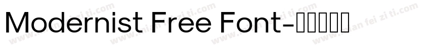Modernist Free Font字体转换